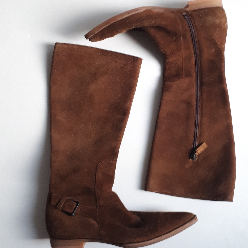 Gucci | Suede Riding Boots - Picture 5 of 13